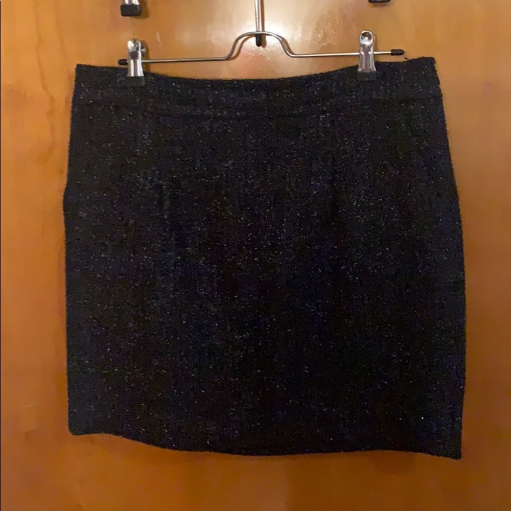 Navy, sparkly skirt